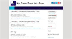 Desktop Screenshot of nzoug.org