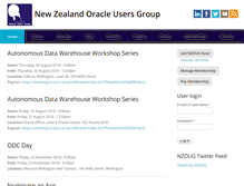 Tablet Screenshot of nzoug.org